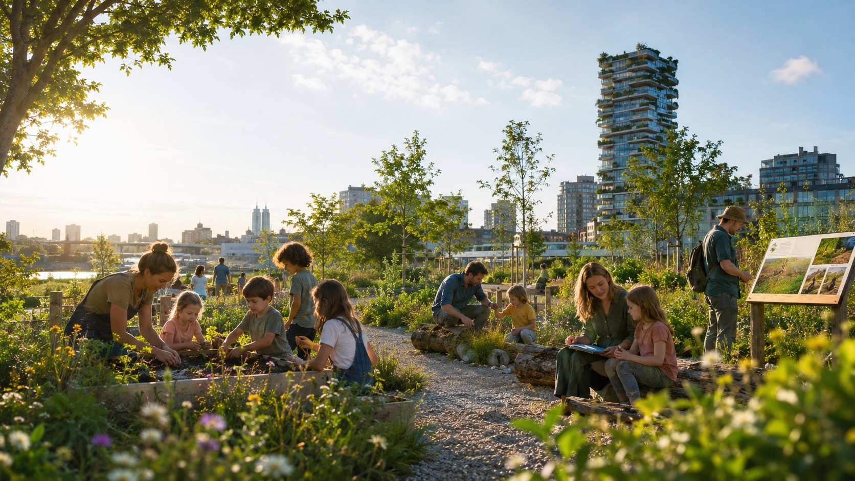 Zeleni gradski park i suvremena urbana četvrt